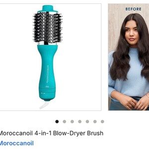 Moroccanoil Teal Hair Styling Brush (New in Box)